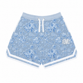 BLUE FLORAL SHORTS
