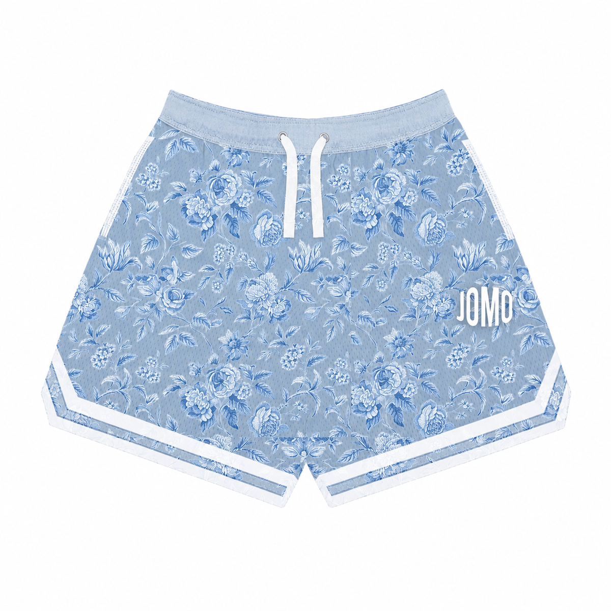 BLUE FLORAL SHORTS
